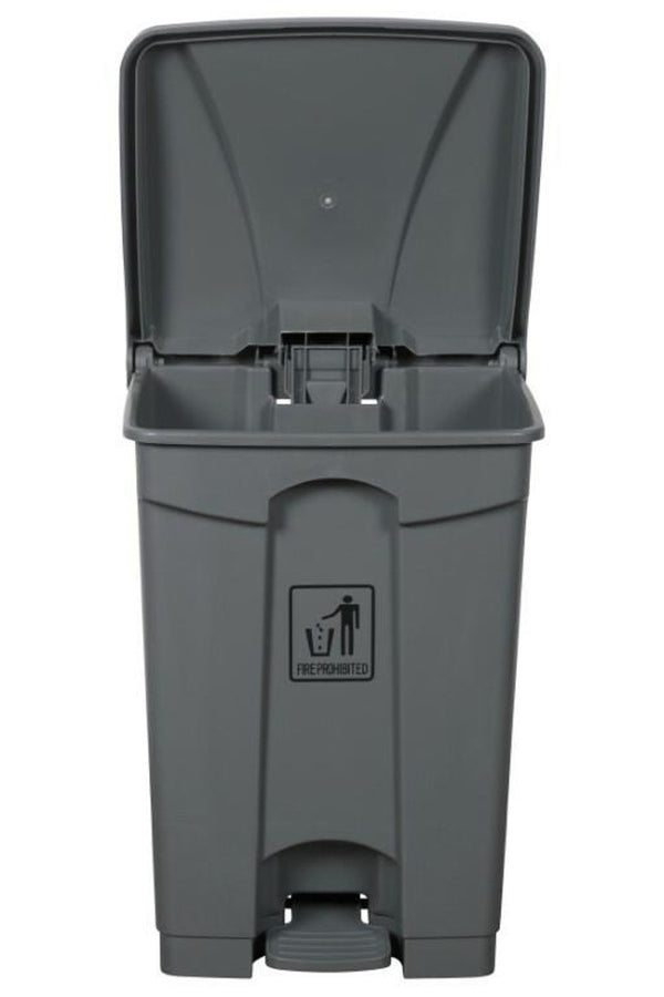 Cleanlink Rubbish Bin w/ Pedal Lid 45 Litre - Grey