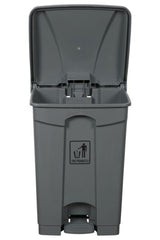 Cleanlink Rubbish Bin w/ Pedal Lid 45 Litre - Grey