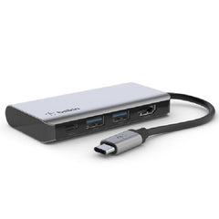 Belkin Connect USB-C 4-in-1 Multiport Adapter - Space Grey