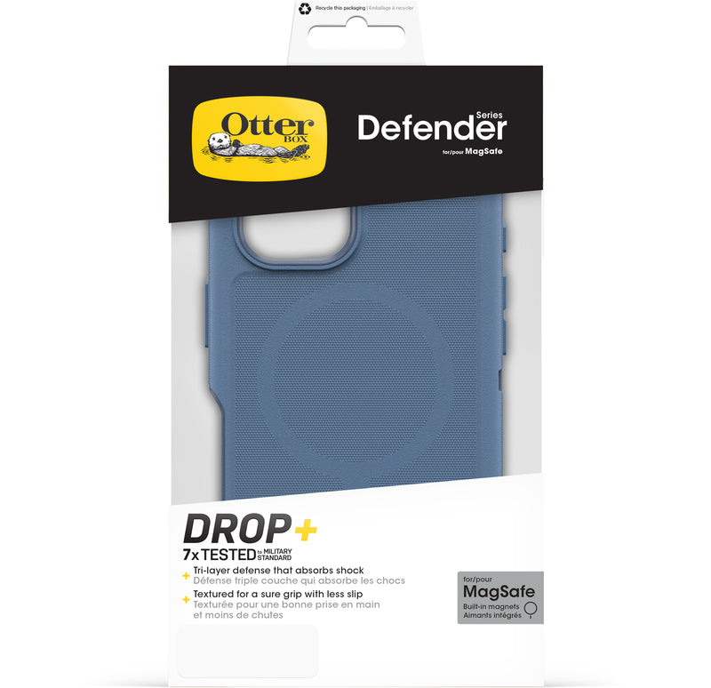 OtterBox Defender MagSafe Case iPhone 16 - Baby Blue Jeans