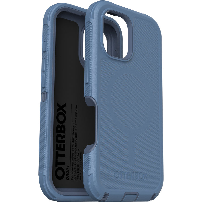 OtterBox Defender MagSafe Case iPhone 16 - Baby Blue Jeans