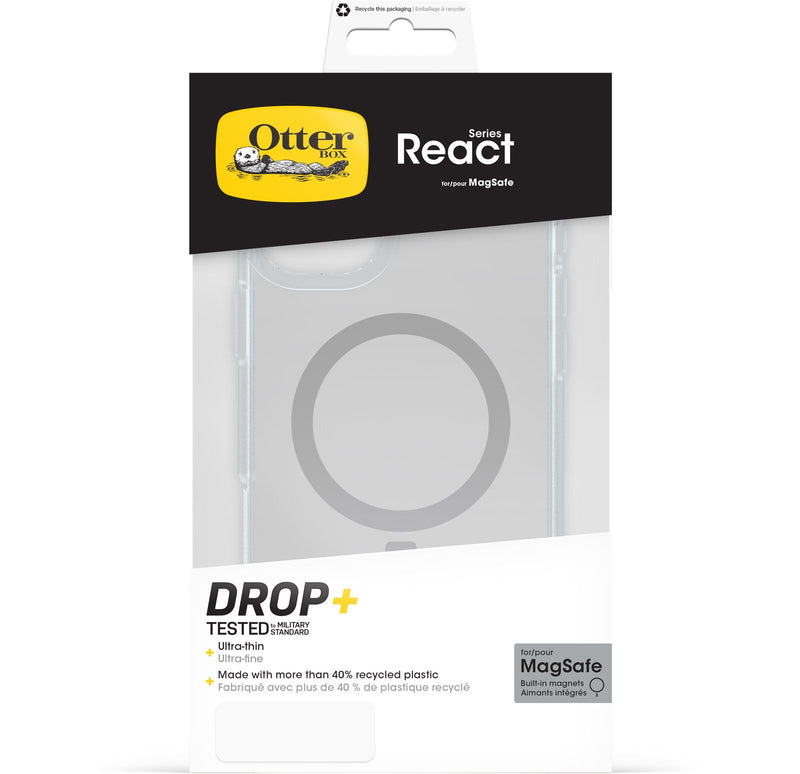 OtterBox React MagSafe Case iPhone 16 Plus - Clear
