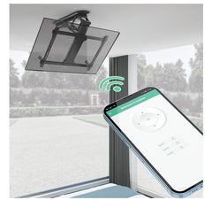 Brateck Smart Flip Down TV Ceiling Mount Support 32