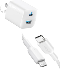 Anker 323 33W USB-C Fast Charger With Dual Ports - White