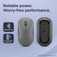 Lenovo 350 Bluetooth Silent Mouse Dual Device - Luna Grey