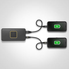 OtterBox Fast Charge Qi Wireless Power Bank 10,000mAh - Black