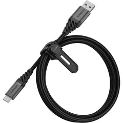 OtterBox Premium USB-C To USB-A Cable (1M) - Dark Ash Black