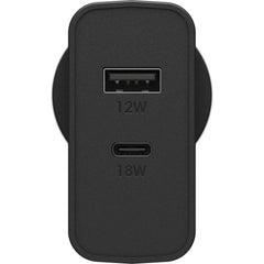 OtterBox USB-C and USB-A Fast Charge Dual Port Wall Charger 30W