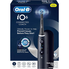 Oral-B iO6 Connected Coach Electric Toothbrush - Black Lava