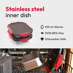 Heatsbox Drive Portable Smart Heated Lunchbox - Grey