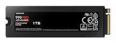 Samsung 990 Pro 1TB Gen4 NVMe M.2 SSD with Heatsink - White