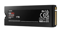 Samsung 990 Pro 1TB Gen4 NVMe M.2 SSD with Heatsink - White