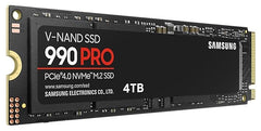 Samsung 990 Pro 4TB Gen4 NVMe M.2 SSD - Black