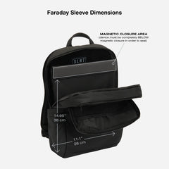 SLNT Essentials Faraday Laptop Backpack - Black