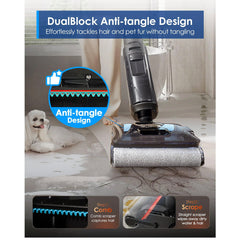 Tineco Floor One S7 Stretch Steam Hard Floor Cleaner - Black