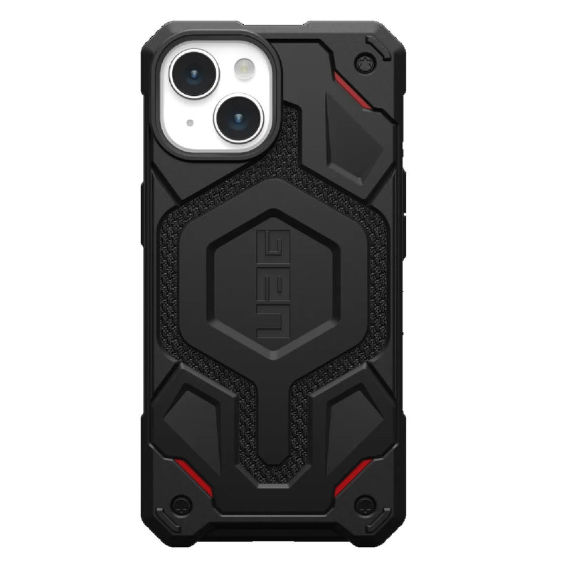 UAG Monarch Pro Kevlar MagSafe Rugged Case For iPhone 15 6.1" - Black
