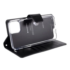 Goospery Bluemoon Diary Case For Iphone 12/12 Pro - Black