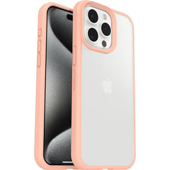 OtterBox ProPack React Case For iPhone 15 Pro Max - Clear/Peach