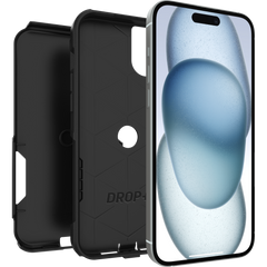 OtterBox Commuter Case For iPhone 15 Plus - Black