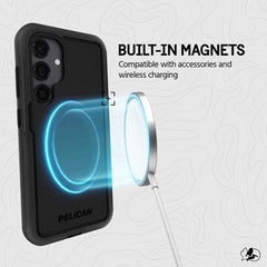 Pelican Voyager Case For Samsung Galaxy S25 - Black