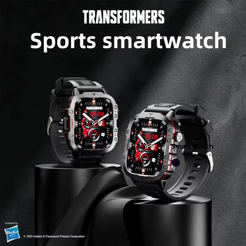 Transformers TF-H01 Smart Watch 1.96" HD Display IP68 Waterproof - Grey