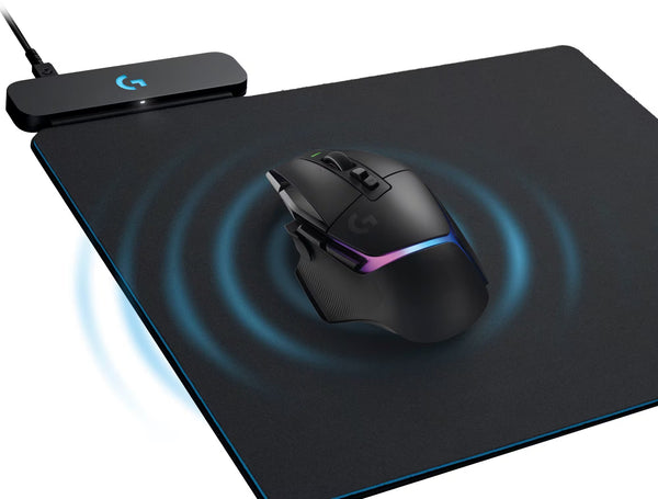 Logitech G PowerPlay Wireless Charging Mouse w/ Mouse Pad - Black