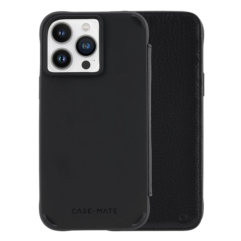 Case-Mate Wallet Folio MagSafe Case For iPhone 14 Pro Max - Black
