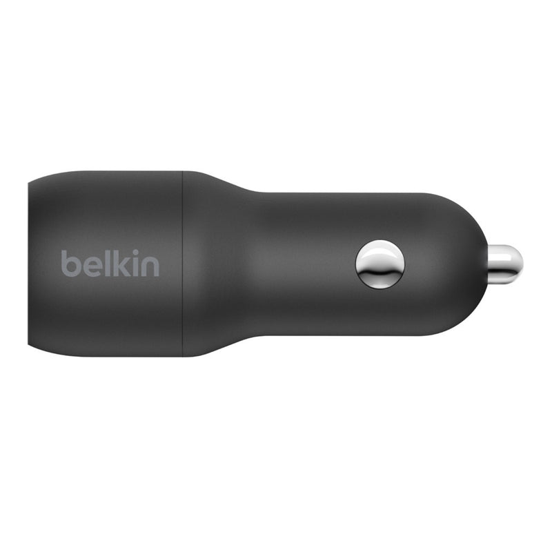 Belkin BOOST CHARGE Dual USB-A Car Charger 24W - Black