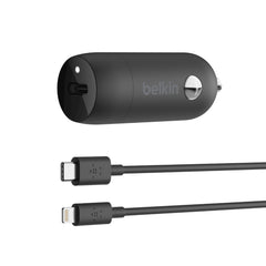 Belkin BOOST UP 20W Car Charger + Lightning to USB-C Cable (1.2M)