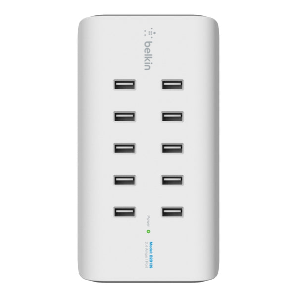 Belkin RockStar 10-Port USB Charging Station - White