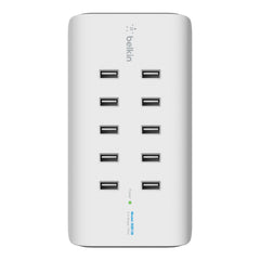 Belkin RockStar 10-Port USB Charging Station - White