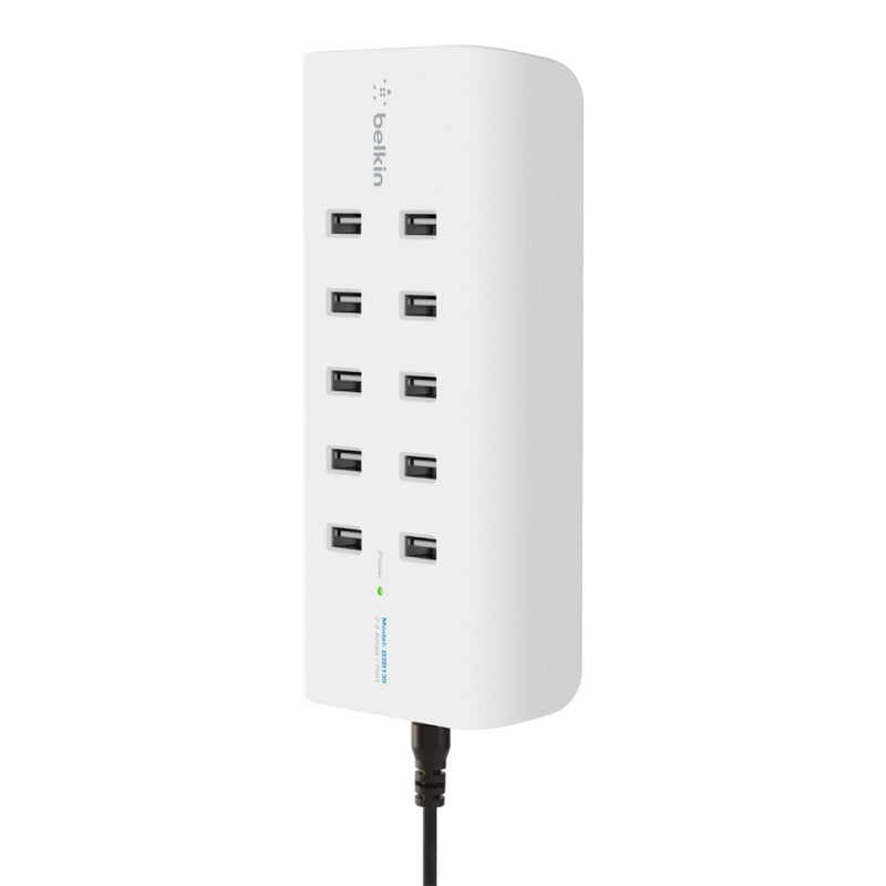 Belkin RockStar 10-Port USB Charging Station - White