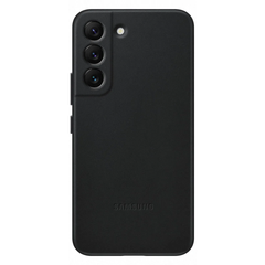 Samsung Galaxy S22 Leather Cover - Black