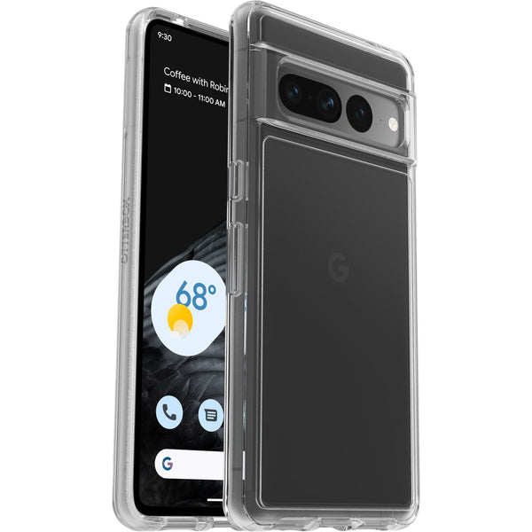 OtterBox Symmetry Antimicrobial Case For Google Pixel 7 Pro - Clear