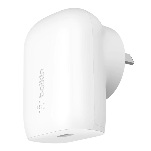 Belkin Boost Charge 30W Wall Charger with USB-C Cable - White