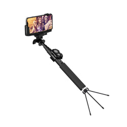 Cygnett GoStick Bluetooth Selfie Stick & Tripod - Black