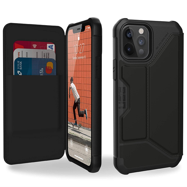 UAG Metropolis Smooth Finish PU Case For iPhone 12/12 Pro - Black