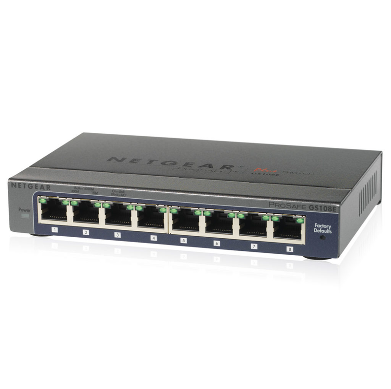 Netgear 8-Port Gigabit Plus Switch - Grey