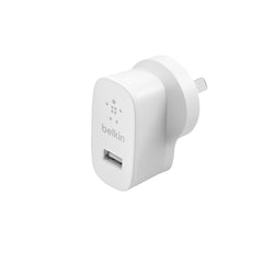 Belkin BOOST CHARGE USB-A Wall Charger (12W) - White