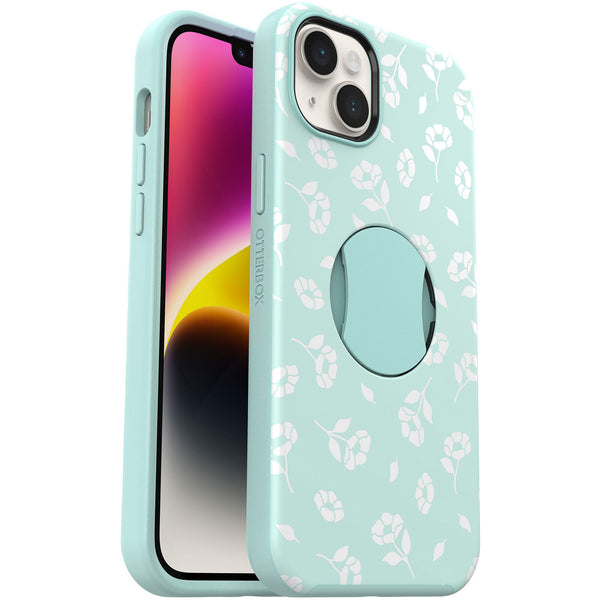 OtterBox OtterGrip Symmetry Case For iPhone 14 Plus - Sea Blue