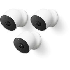 Google Nest Cam (Outdoor or Indoor, Battery) - 3 Pack