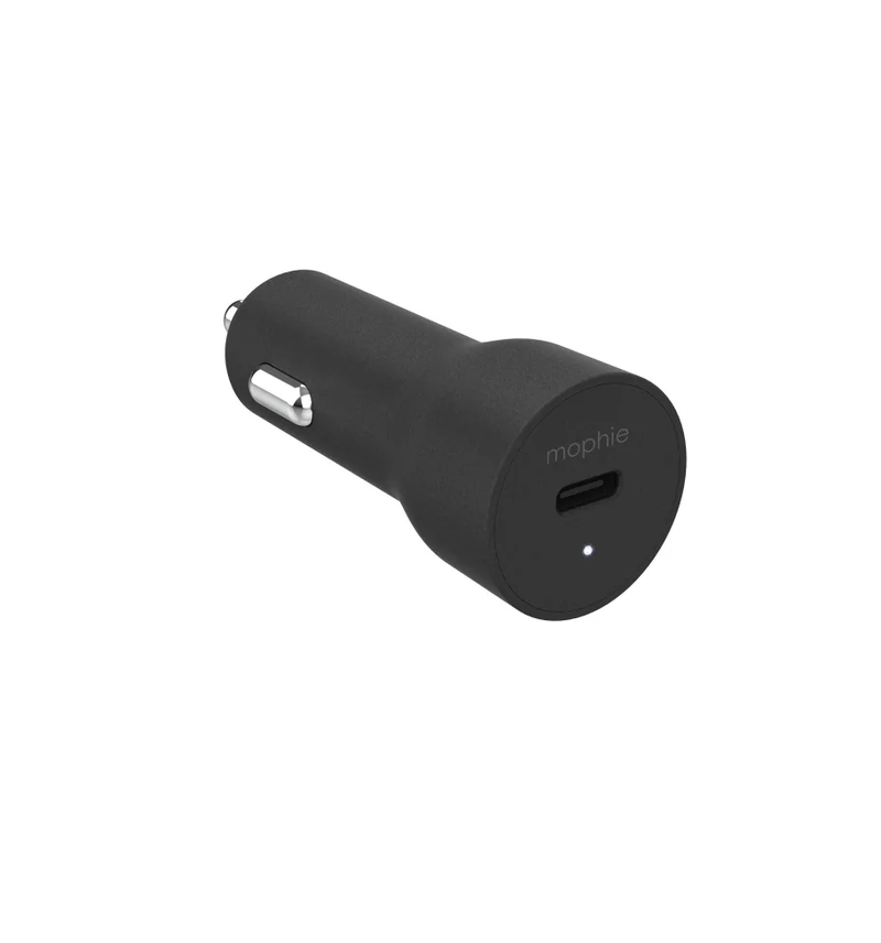 Mophie Car Charger - Accelerated Charging for USB-C Devices- Black