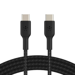 Belkin BoostCharge Braided USB-C to USB-C Cable (1M) - Black