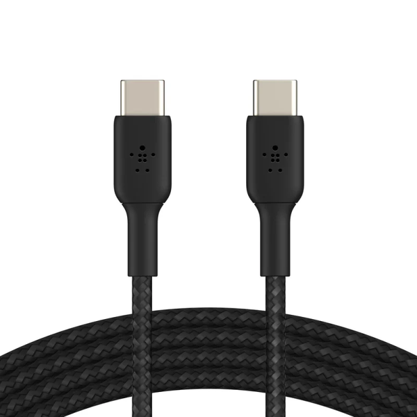 Belkin BoostCharge Braided USB-C to USB-C Cable (1M) - Black