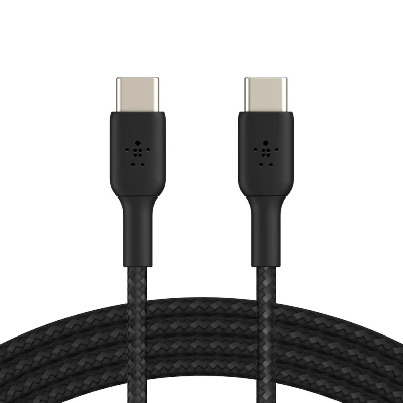 Belkin BoostCharge Braided USB-C to USB-C Cable (1M) - Black