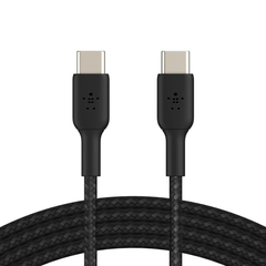 Belkin BoostCharge Braided USB-C to USB-C Cable (1M) - Black