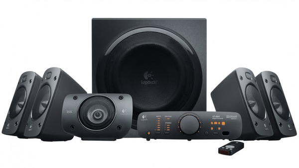 Logitech Z906 5.1 Surround Sound Speaker System - Black