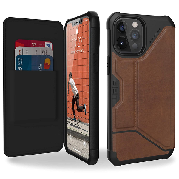 UAG Metropolis Supple Italian Case For iPhone 12 Pro Max - Brown