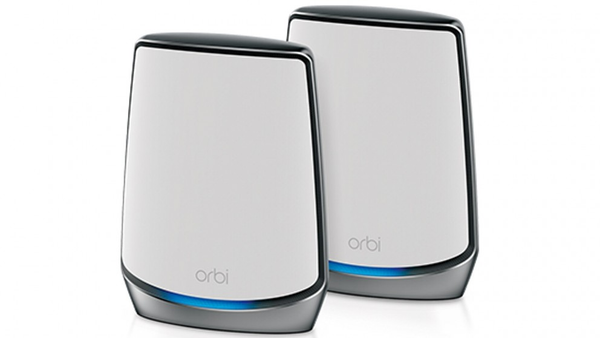 Netgear Orbi AX6000 Tri-Band Mesh WiFi 6 System 2 Pack - White