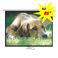 Brateck Projector Standard Auto-lock Manual Projection Screen 86